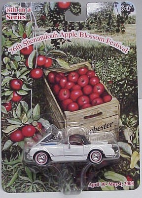 76th Shenandoah Apple Blossom Festival Chevrolet Corvette in custom blister pack