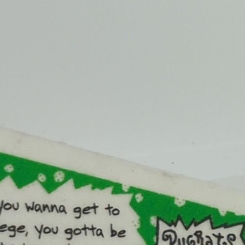 Rugrats Chuckie 1998 Viacom 10" Pennant "If You Want To Get To College" - Picture 6 of 8