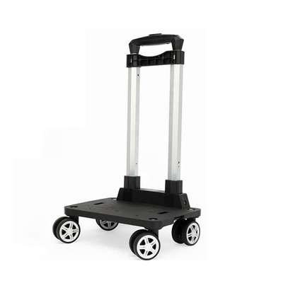 Backpack Trolley - 4 Wheels Folding Compact Lightweight Luggage Cart, Travel ...
