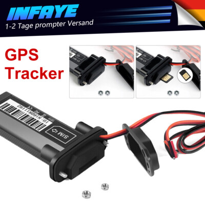 1* GPS Tracker Sender Echtzeit Verfolgung Auto Motorrad Diebstahl Alarmanlagen
