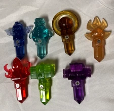 Skylanders Trap Team Traps Crystals Jugheads fire torch life hammer tech scepter