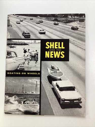 Shell Oil News Employee 1962 Boating VJ Fowler CA New Orleans Flanagan Houston