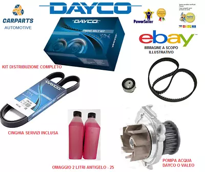 INA DAYCO SKF Kit distribuzione Dayco + pompa acqua e cinghia servizi per Fiat Doblo 1.4