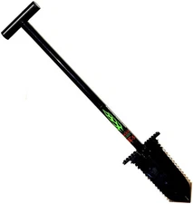 NX-5, 31 inch Double Serrated Anaconda Shovel for Metal Detecting