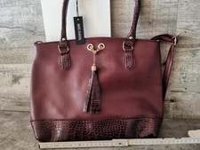 Handtasche Marc Chantal Weinrot