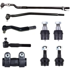 9pcs Front Tie Rod End Ball Join Suspension For 1999 Ford F-250 F-350 Super Duty