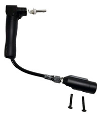 Spyder Black Paintball Gun Vertical Grip tank bottom line valve hose Parts Lot