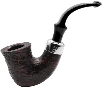 Peterson System Standard Sandblast Finish X Large Bent Calabash Bruyère Pfeife XL315