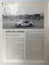 Sssrt06 Article Road Test 1968 Siata 850 Spring Rta 1969 3 Page