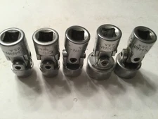 Craftsman 3/8" Shallow Universal 6 Point Socket Set. Chrome plated great tools.