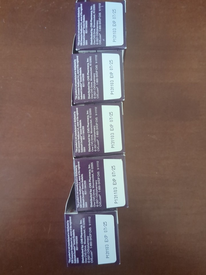 5 Pks CVS AspirinFree Tension Headache Acetaminophen & Caffeine 24 CT