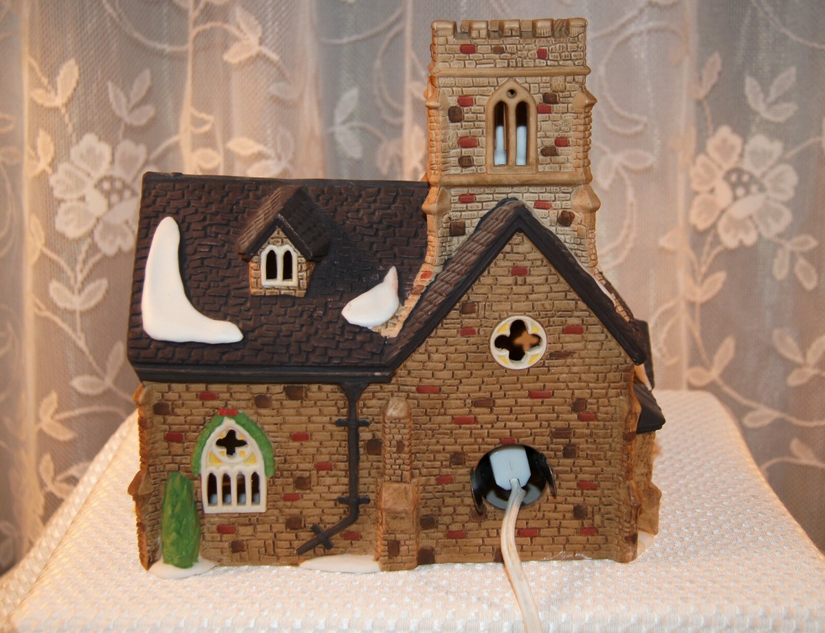 クリスマス DEPARTMENT 56 \"Knottinghill Church\"1989 Department 56 - Dickens Village - Knottinghill Church