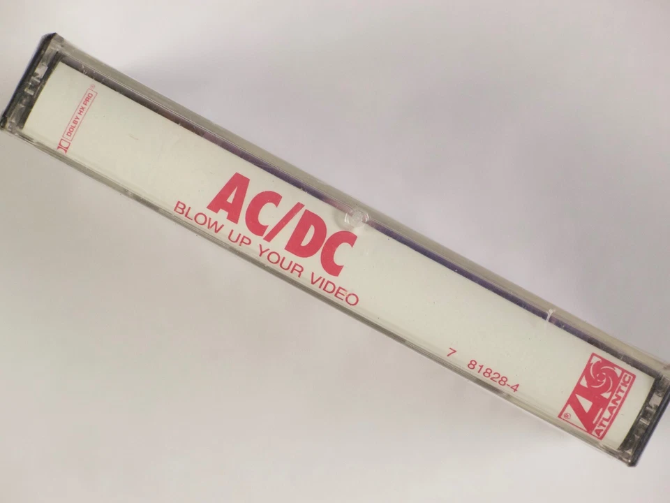 AC/DC: Blow Up Your Video SEALED USA Atlantic Cassette Tape Orig ‘88 - Image 2 of 3