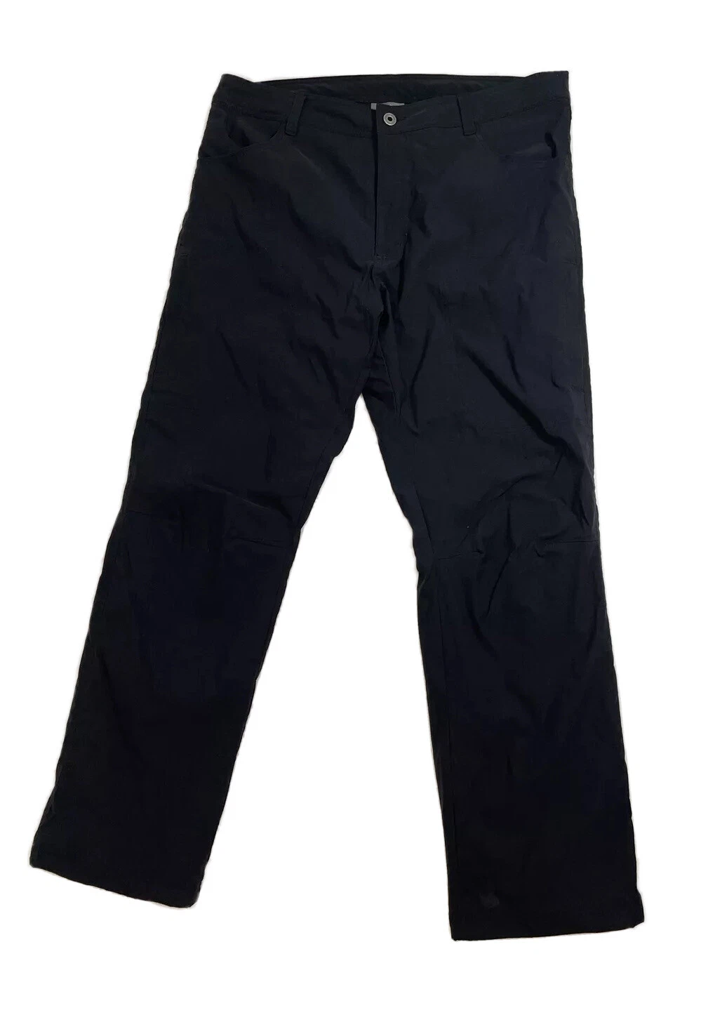 Eddie Bauer Men's 36 x 32 Fleece Lined Soft shell Pants Black