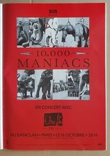 Publicité advert concert album advertising 10000 MANICS 1989 PARIS blind man's..