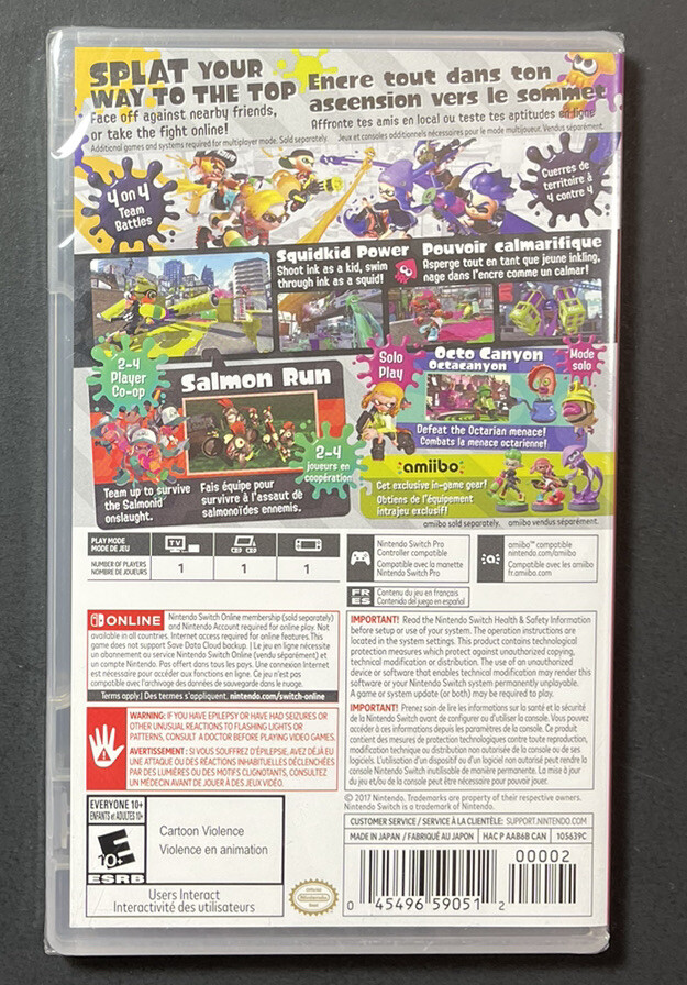 Splatoon 2 (Nintendo Switch) NEW | eBay Splatoon 2 (Nintendo Switch) NEW | eBay