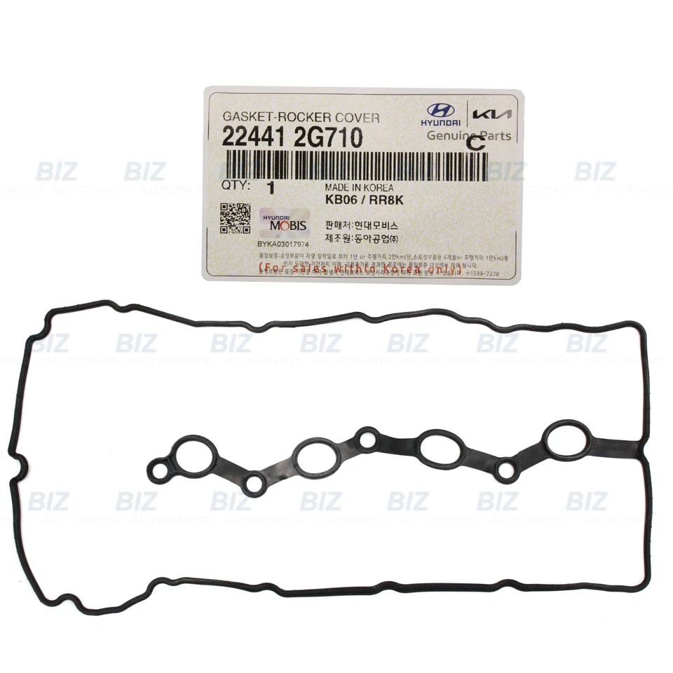 Genuine Valve Cover Gasket for 11-16 Sonata Tucson Optima Sorento Sportage 4CYL Foto 2 de 4