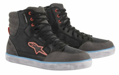Alpinestars J 6 WP Waterproof Blue Canvas Motorcycle Ankle Shoes US SIZES J-6