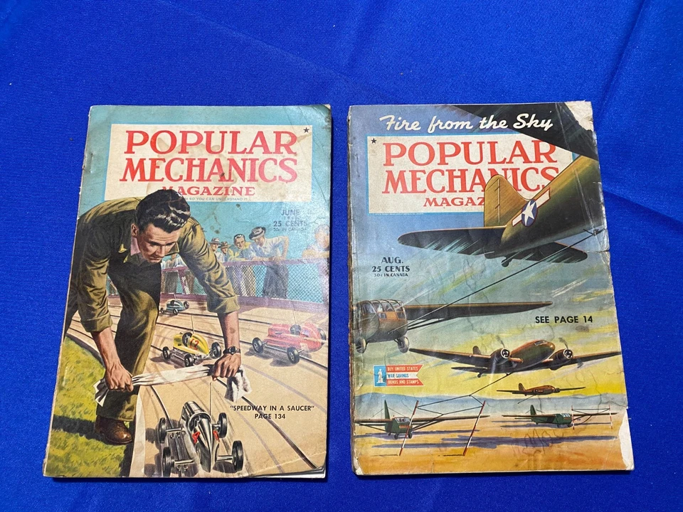 Lot of 2 Popular Mechanics Magazines 1946 1944 Issues - Image 4 of 4