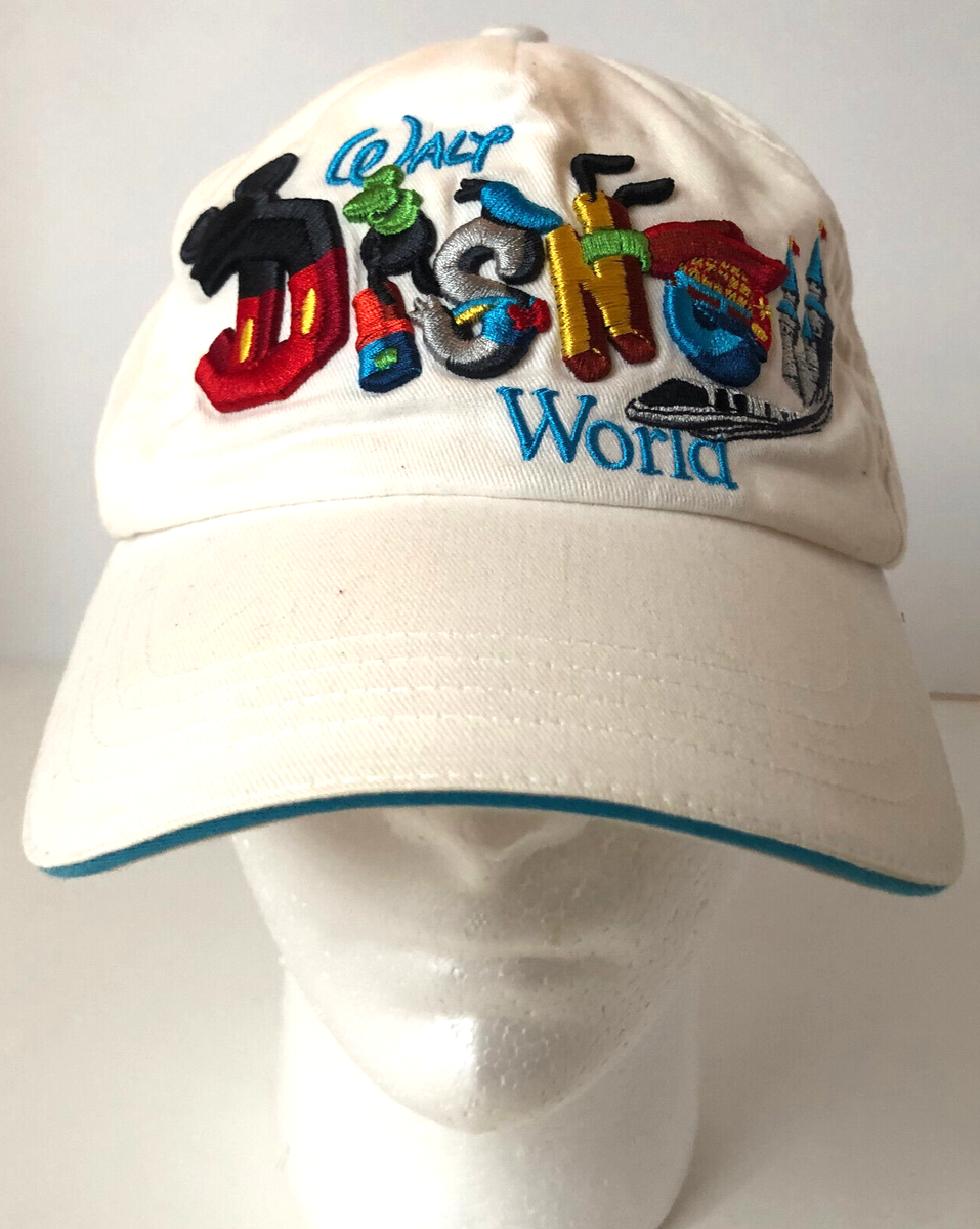 Walt Disney World Hat Embroidered Disney Characters Logo 
