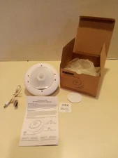 Body Motion Sensor LED Night Light Bulb UFO Shaped Rotatable White Lighting Lamp