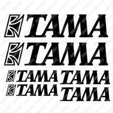 TAMA Drums Decal Tama Drum Die Cut Vinyl Sticker - Any Color Any Size