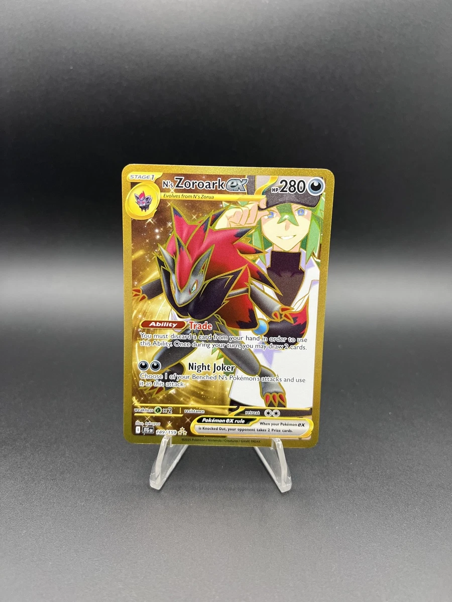 ゾロアーク　psa10 モンスターボール リバースホロ Preços baixos em Cartões TCG de Pokémon N's Zoroark Ex | eBay