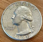 1964 P Washington Quarter  0.900 Silver MS+++