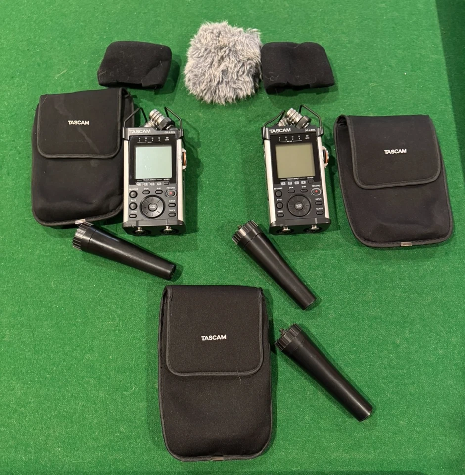 2 Tascam DR-44WL 4 Channel  Handheld Audio Recorders with WiFi & Accessories - Image 4 of 4
