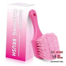 Soft Tire Brush for Car, 8.2" Wheel Cleaning Brush with Flagged Bristles