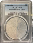 2023-W Burnished Silver Eagle SP70
