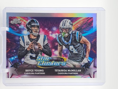 BRYCE YOUNG / TETAIROA MCMILLAN 2025 TOPPS CHROME COSMIC STAR CLUSTERS Q4689