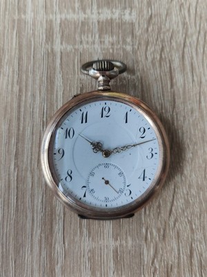 International Watch & Co. Schaffhausen IWC Silver Pocket Watch 51mm