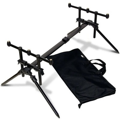 Teilen Rod Pod Quickfish Karpfen verstellbar in der Höhe und Länge inkl. Tasche.