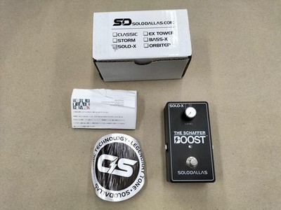 SOLO DALVAS The Schaffer Boost Solo X Guitar Pedal Effects Unit Guitarists