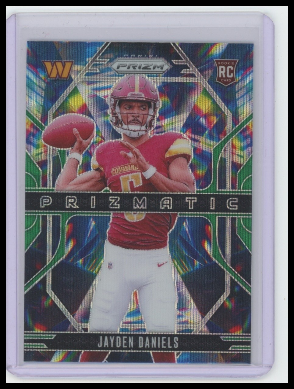 2024 Prizm Jayden Daniels Prizmatic Green Rookie RC #3 D6 Combined Shipping!