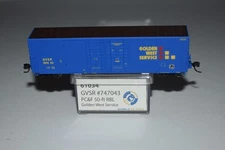 N Scale WoT 61034 Golden West Service 50' Double Door Boxcar 747043 C54846