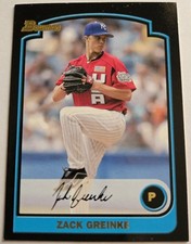Zack Greinke 2003 Bowman #BDP134 - (Rookie) - Kansas City Royals