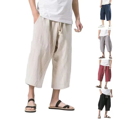 Wadenlange Jogginghose Herren Freizeithose nagelneu Zustand bequeme Passform - Bild 1 von 4