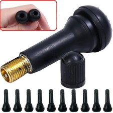 TR414 Tubeless Car Wheel Tire Valve Stems with Caps Tyre Rubber Valves with Dust