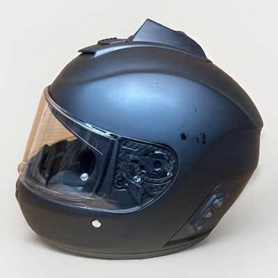 Sena Momentum Pro Helmet Motorcycle Bluetooth Matte Black Camera (L) Scratched