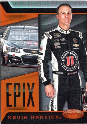 2016 Certified Kevin Harvick 36/99 Epix Insert Retail Ex. Orange Foil #E4 L k!