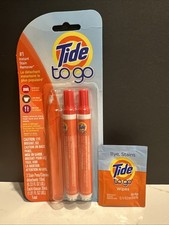 2 quitamanchas instantáneos Tide To Go y 1 limpieza Tide To Go