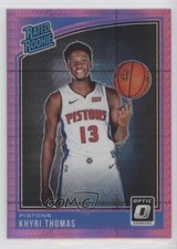 2018-19 Panini Donruss Optic Rated Rookie Pink Hyper Prizm Khyri Thomas #173 d3b
