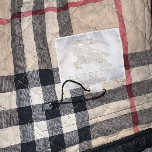 Authentic Burberry Quilted Jacket Black KIDS size 10Y - Picture 7 of 12