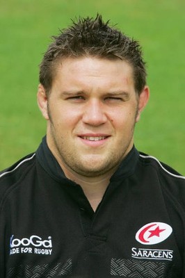 Ben Broaster pictured at the Saracens squad photocall at Bramley - 2004 Photo