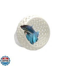 Betta Bulb Hide 2.0 | Betta Rest Fish Tank Ornament Large | Aquarium Cave wit