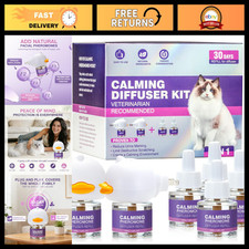 Cat Calming Pheromone Diffuser 48ml - Reduce Anxiety, Stress  Scratching