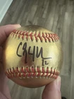Clayton Kershaw Gold Signed JSA Certified Dodgers MLB Baseball
