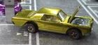 Vintage Hot Wheels Redline Custom Continental Mark III Spectraflame Yellow (⁷⁶)